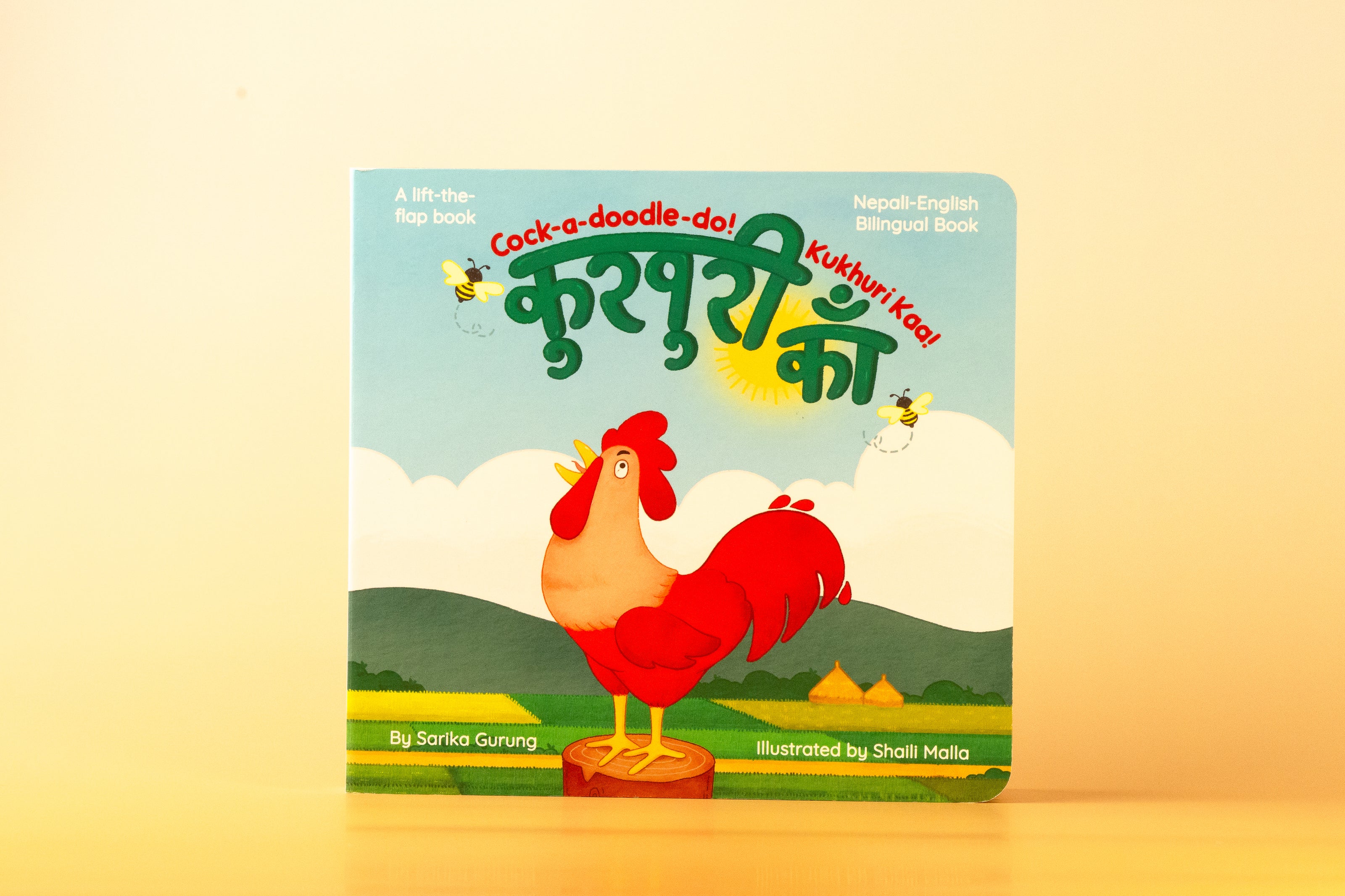 Bilingual board book inspired by Nepali nursery rhymes